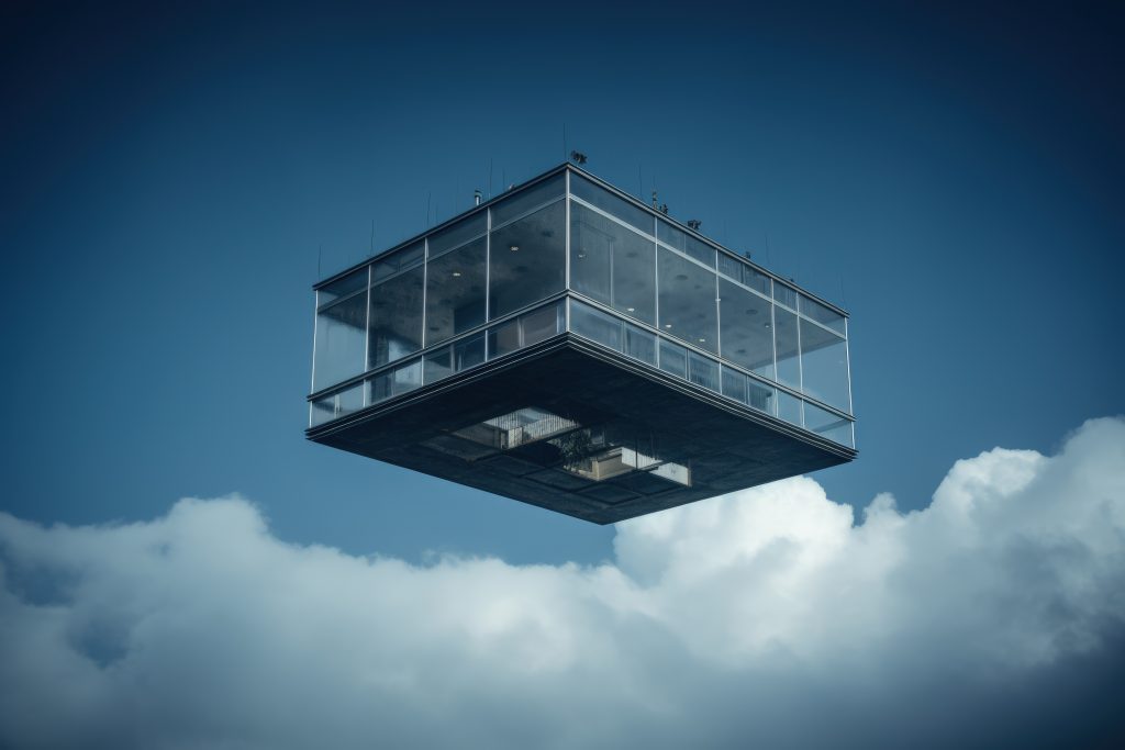 building defying laws physics by levitating atmosphere